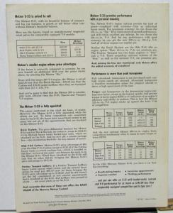1962 Mercury Dealer Salesmen Product Newsflash Meteor S33 Prospecting Tips