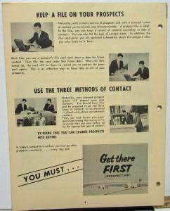 1962 Mercury Dealer Salesmen Product Newsflash Meteor S33 Prospecting Tips