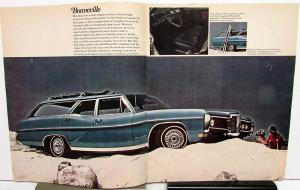 1968 Pontiac Sales Brochure Station Wagon Bonneville Safari Catalina Tempest 68