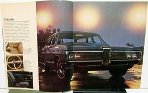 1968 Pontiac Sales Brochure Station Wagon Bonneville Safari Catalina Tempest 68