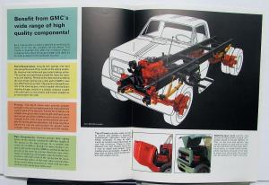 1966 GMC Trucks Gas Medium Heavy Tonnage Models Sales Brochure Original