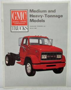 1966 GMC Trucks Medium Heavy Tonnage Gas Models Sales Brochure Revised
