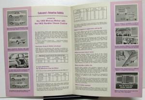 1962 Mercury Meteor vs Rambler Custom Dealer Salesmen's Retention Bulletin