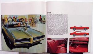 1968 Pontiac Prestige Sales Brochure Grand Prix Catalina GTO Le Mans Firebird 68