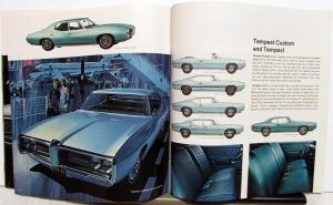 1968 Pontiac Prestige Sales Brochure Grand Prix Catalina GTO Le Mans Firebird 68