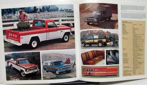 1974 Jeep Foreign Dealer Brochure French & English Text CJ Renegade Cherokee