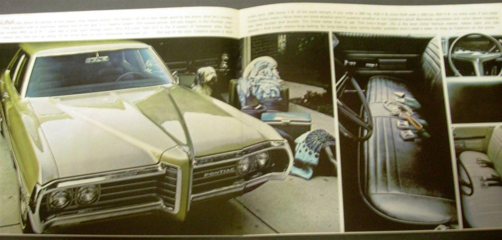 1969 Pontiac Sales Brochure Station Wagon Bonneville Safari Catalina Le Mans 69