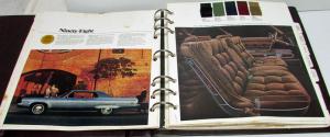 1974 Oldsmobile Dealer Album Color & Trim Fabric Selector Toronado Cutlass 88 98