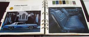 1974 Oldsmobile Dealer Album Color & Trim Fabric Selector Toronado Cutlass 88 98