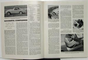 1961 Sunbeam Alpine Motoring News Road Test Reprint Sales Folder Original