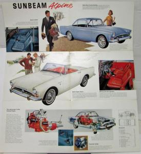 1960 to 1963 Sunbeam Alpine Sports Tourer Gran Turismo Hardtop Sales Folder Orig