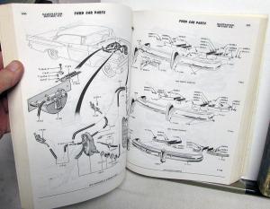 1949-1951-1953-1957-1959 Ford Car Parts Book Manual Catalog Fairlane Thunderbird