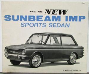 1964 ? Sunbeam IMP Sports Sedan From Scotland Sales Folder Original