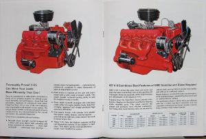 1967 GMC Trucks Gasoline Heavy Tonnage Models Sales Brochure Red Logo Original