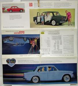 1965 Sunbeam Minx 1600 DeLuxe Sedan Color Sales Folder Original