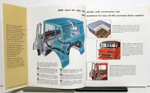 1967 GMC Trucks Gasoline Steel Tilt Models Sales Brochure Red Logo Original