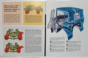 1967 GMC Trucks 8500 9500 Gasoline Diesel Tandem Steel Tilt Model Sales Brochure
