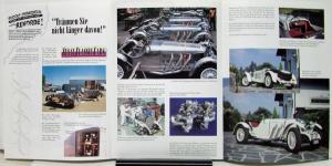 1996 Susan Classic Cars GERMAN Text Color Sales Folder Original