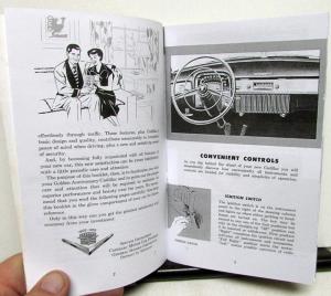 1952 Cadillac Models 62 60S 75 & 86 Owners Operator Manual Reproduction
