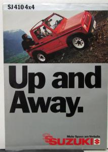 1983 Suzuki SJ 410 4x4 GERMAN TEXT Color Sales Folder Original