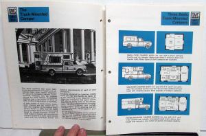 1968 GMC RV Guide Pickup Truck Van P Model Handi Bus Suburban DEALER ITEM ONLY