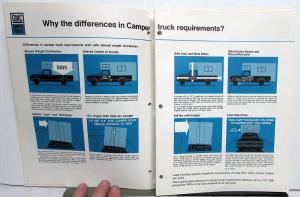 1968 GMC RV Guide Pickup Truck Van P Model Handi Bus Suburban DEALER ITEM ONLY