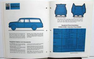 1968 GMC RV Guide Pickup Truck Van P Model Handi Bus Suburban DEALER ITEM ONLY