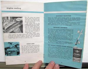 1956 Cadillac Models 62 60S 75 & 86 Owners Operator Manual Original