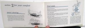 1958 Cadillac Models 62 60 75 & 86 Owners Operator Manual Original