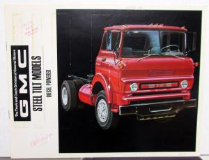1968 GMC Trucks Diesel Powered Steel Tilt Models Sales Brochure