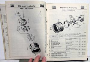 1956 1957 Ford Big Job Truck Parts Book Manual Catalog F T B C 700 750 800 900