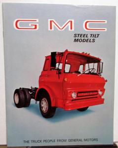 1969 GMC Gas Diesel Steel Tilt Models 4000 thru 9500 Sales Brochure Original