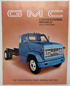 1969 GMC Trucks Conventional Models Series 4500-6500 Sales Brochure Original