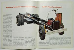 1969 GMC Trucks Value Van Models Sales Brochure