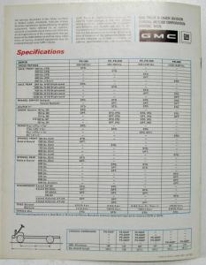 1969 GMC Trucks Value Van Models Sales Brochure