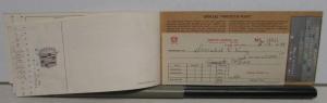 1968 Cadillac Owners Protection Plan Models Calais DeVille Eldorado 61 60S 75
