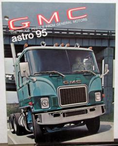 1970 GMC Astro 95 Truck Sales Brochure Original