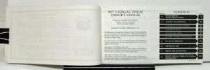 1977 Cadillac Seville Owners Operator Manual