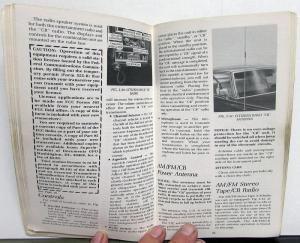 1978 Cadillac Fleetwood Brougham Eldorado DeVille Owners Operator Manual