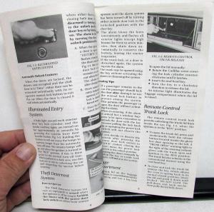 1980 Cadillac Eldorado Owners Operator Manual Care & Op Instructions