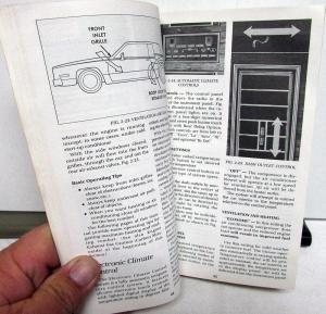 1980 Cadillac Eldorado Owners Operator Manual Care & Op Instructions