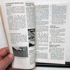 1981 Cadillac Seville Owners Operator Manual Original