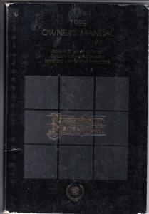 1985 Cadillac Fleetwood Brougham Sedan and Coupe Owners Operator Manual Original