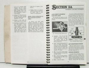 1985 Cadillac Fleetwood Sedan DeVille and Limo FWD Owners Operator Manual