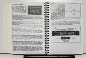 1986 Cadillac DeVille & Fleetwood Sedan & Limo Owners Operator Manual Original