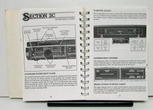 1988 Cadillac DeVille Fleetwood Owners Operator Manual Original