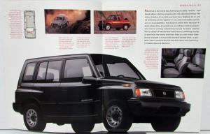 1991 Suzuki Sidekick Samurai Swift Full Line Color Sales Brochure Original