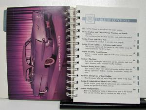 1990 Cadillac DeVille Operator Owners Manual Original