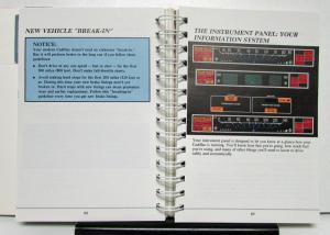 1990 Cadillac DeVille Operator Owners Manual Original