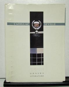 1990 Cadillac Seville Operator Owners Manual Original